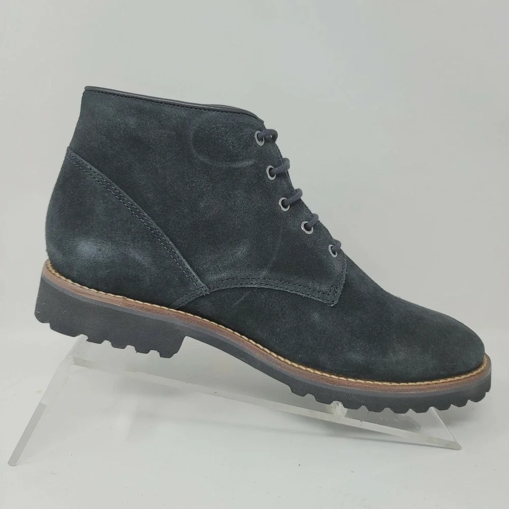 Driver Club USA Men's Chukkas Sz 8.5 M Highland Park Leather Black Suede